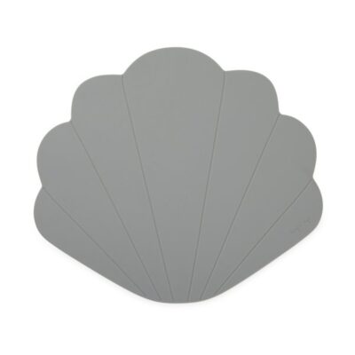 Konges Slojd Silicone Placemat Clam - Warm Grey