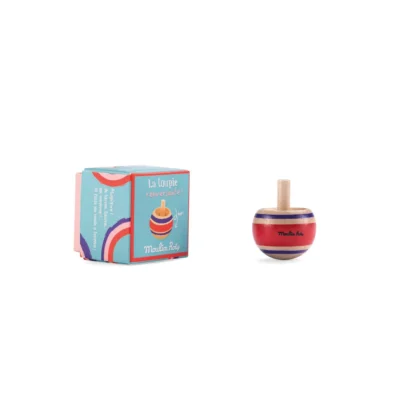 Moulin Roty Les Petites Merveilles Spinning Top Red