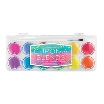 Ooly Chroma Blends Watercolor Paint Set - Pearlescent