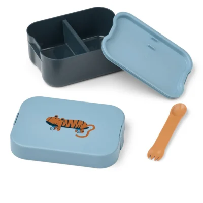 Liewood Kamil Lunchbox	LW20132	 Tiger / Beach blue