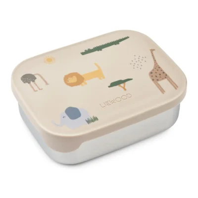 Liewood Arthur Printed Lunchbox	LW14982	Safari sandy mix