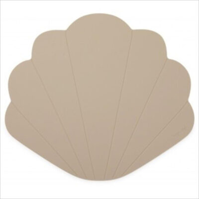 Konges Slojd Silicone Placemat Clam - Warm Grey
