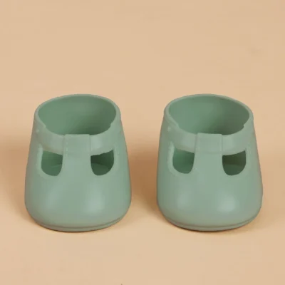 Olli Ella Dinkum Doll Shoes, Basil Green