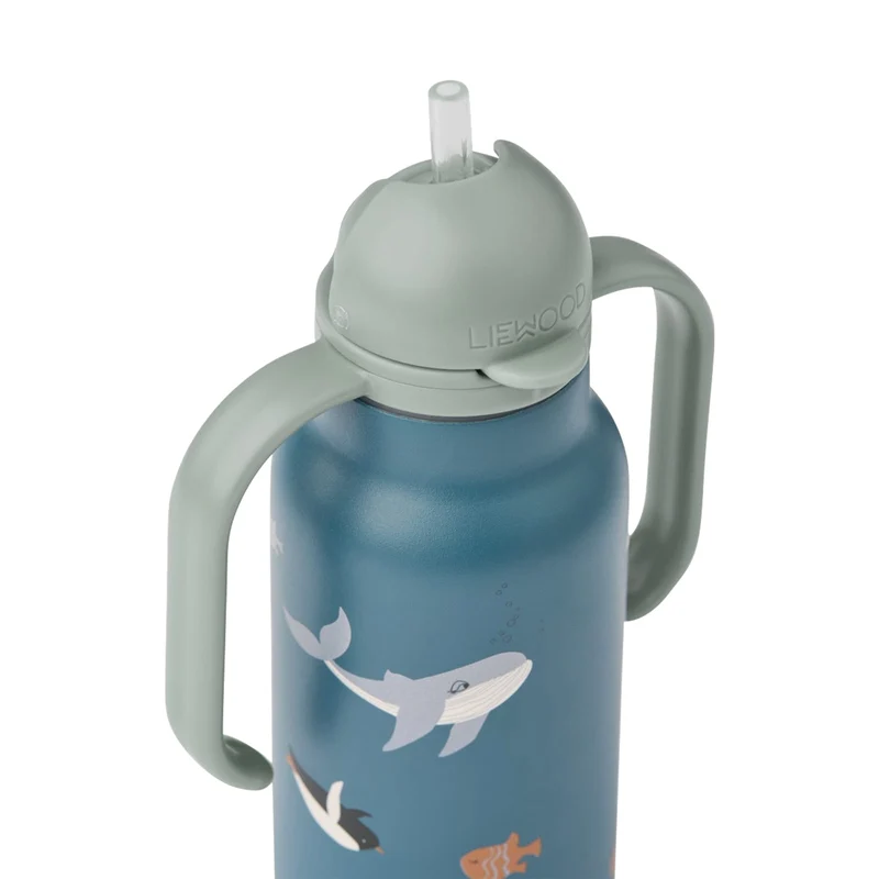 Liewood Kimmie Water Bottle 250 ml2501 Arctic Sea Ocean view211