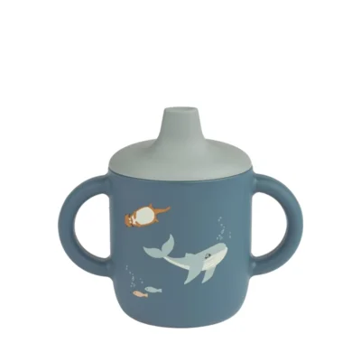 Liewood Neil Sippy Cup LW13060 2501 Arctic Sea/Ocean view