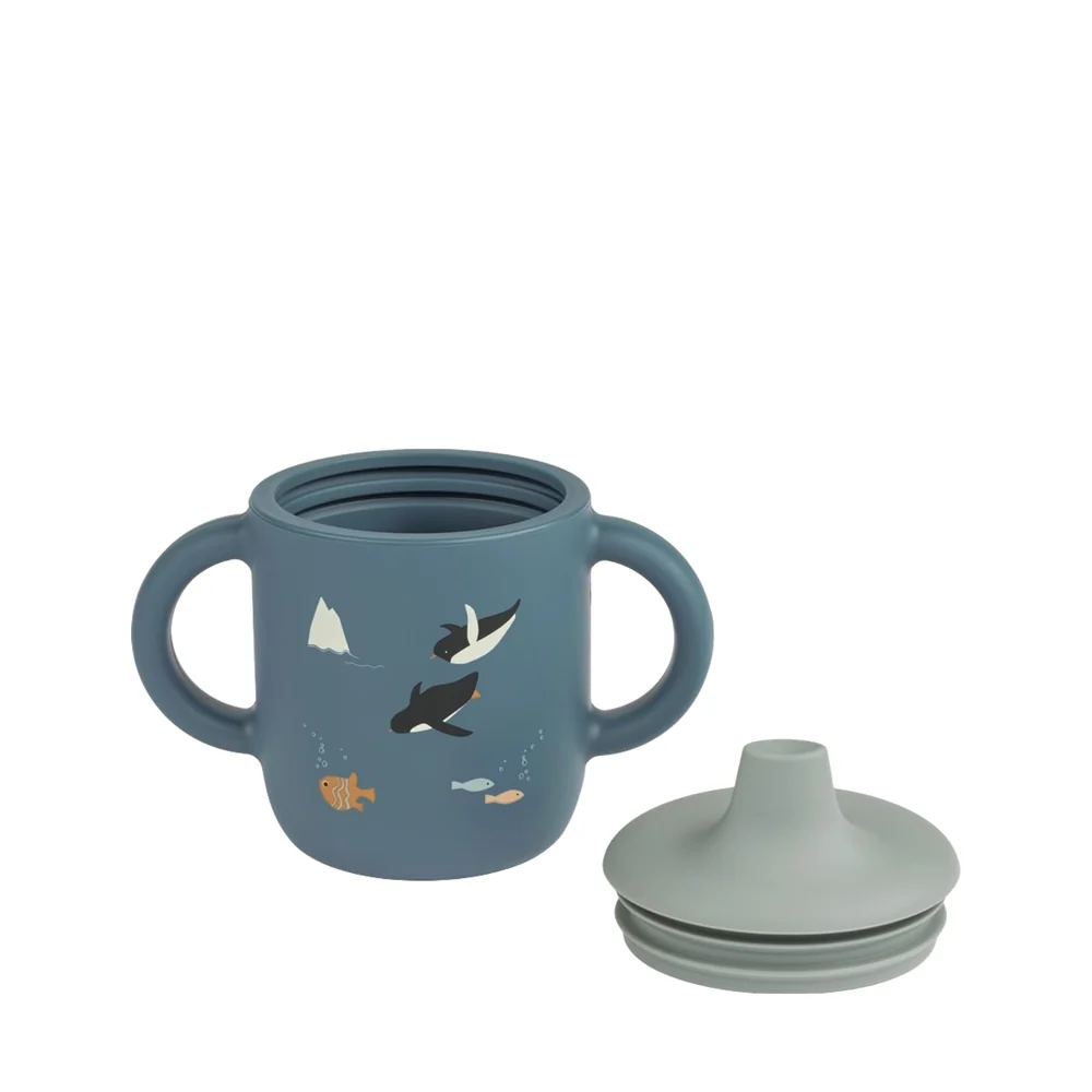 Liewood Neil Sippy Cup 2501 Arctic Sea Ocean view4