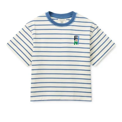 Liewood Tyler Striped short-sleeve T-shirt Riverside / Creme de la creme size 98/104 (3-4Y)