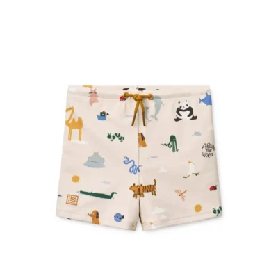 Liewood Otto Printed Swim Trunks Around the world / Sandy size 128 (8Y)